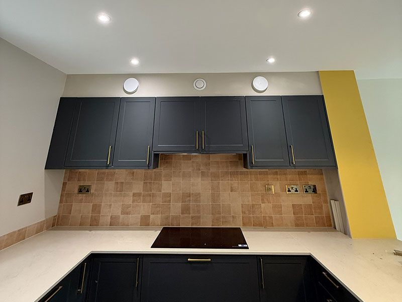 More kitchen lighting fitted by Business Electrical