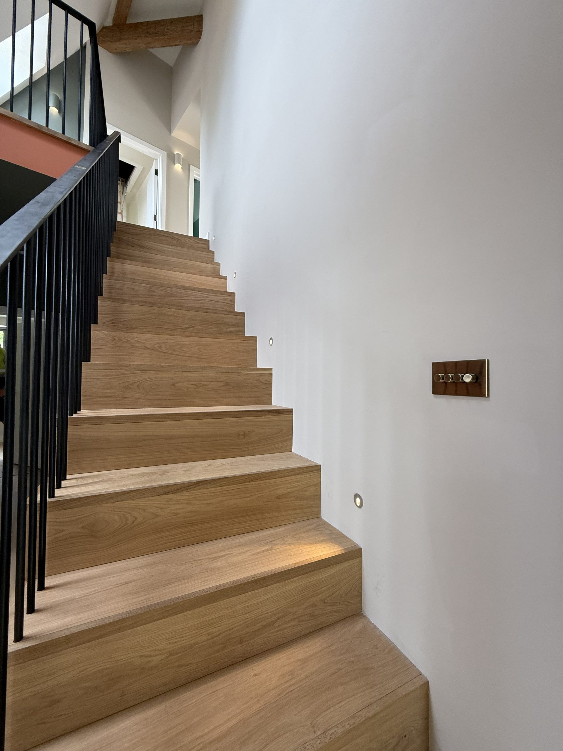 Landing lights in Bristol architect designed home